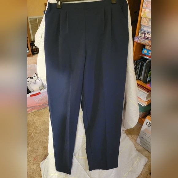 BLAIR Navy Blue Trouser Pants 20W Pullon - Picture 1 of 3